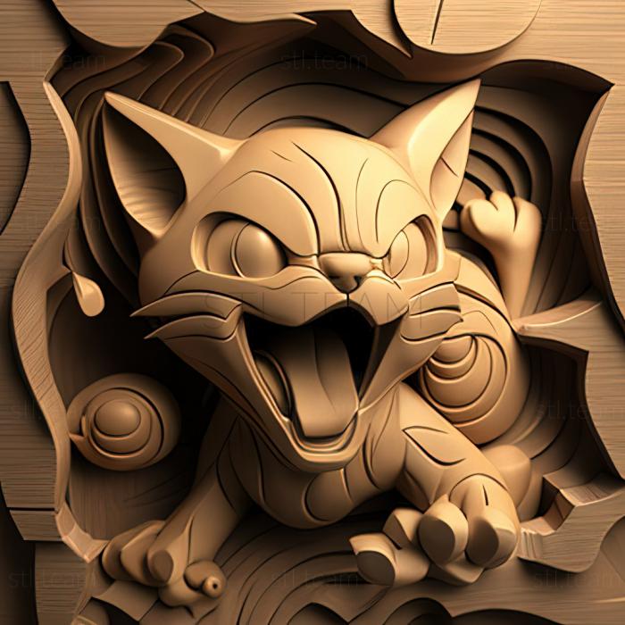 3D model st Meow from Pokemon (STL)